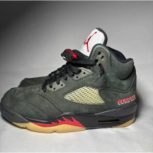 Size 7 - Wmns Air Jordan 5 Retro GORE-TEX Off-Noir Women's Shoes Ships Now - Picture 9 of 10